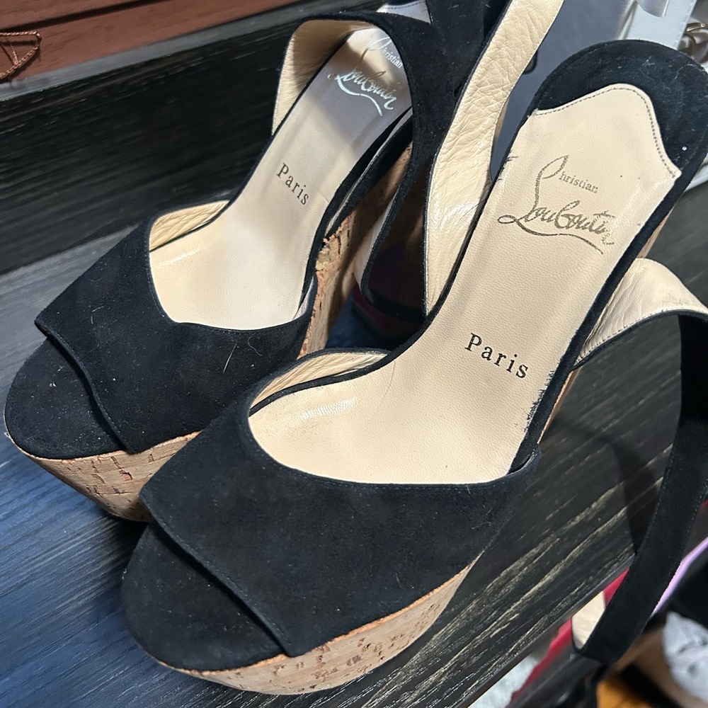 Christian Louboutin Wedge heels (size 8)